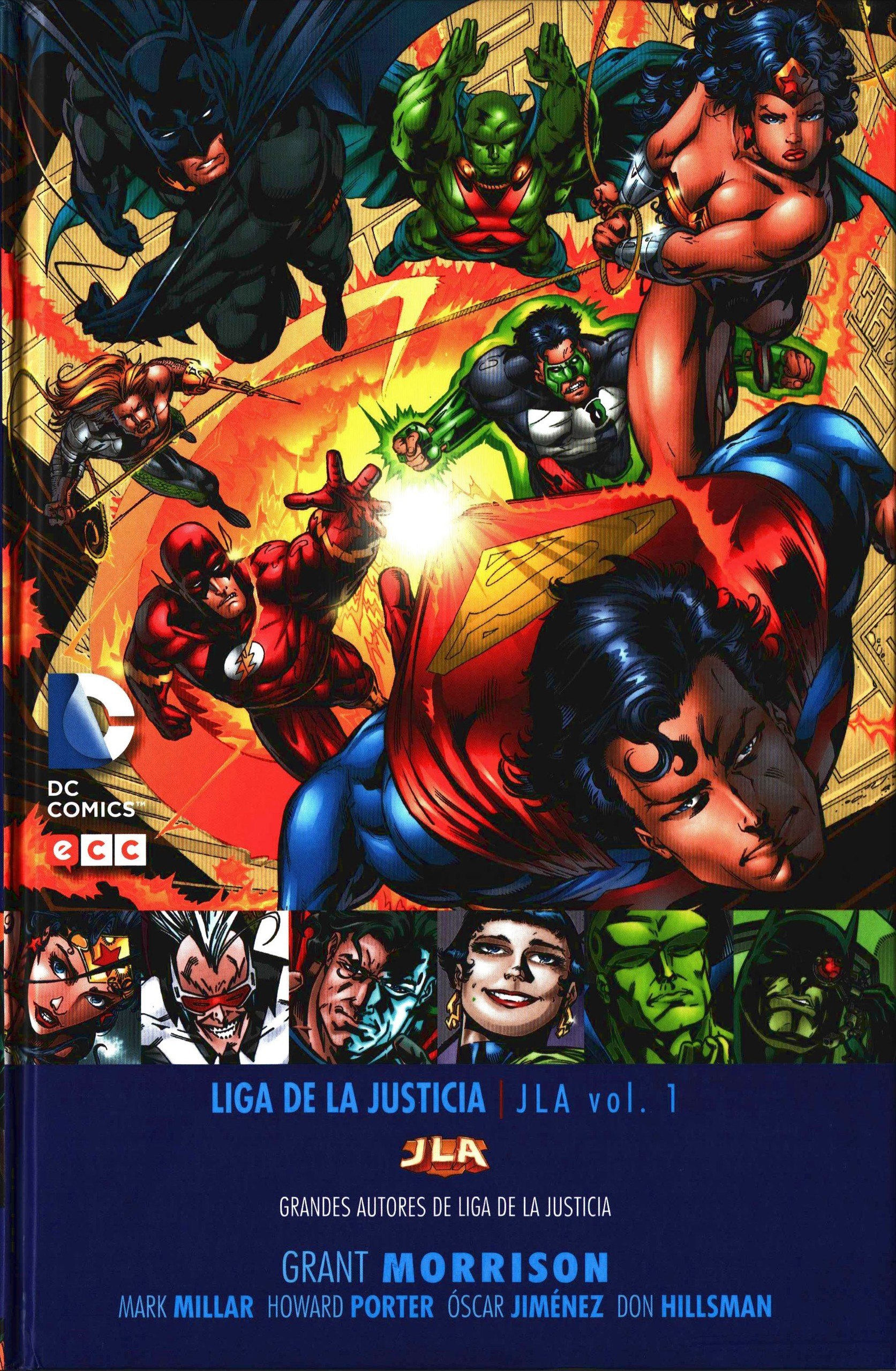 Portada ampliada de LIGA DE LA JUSTICIA: JLA vol.