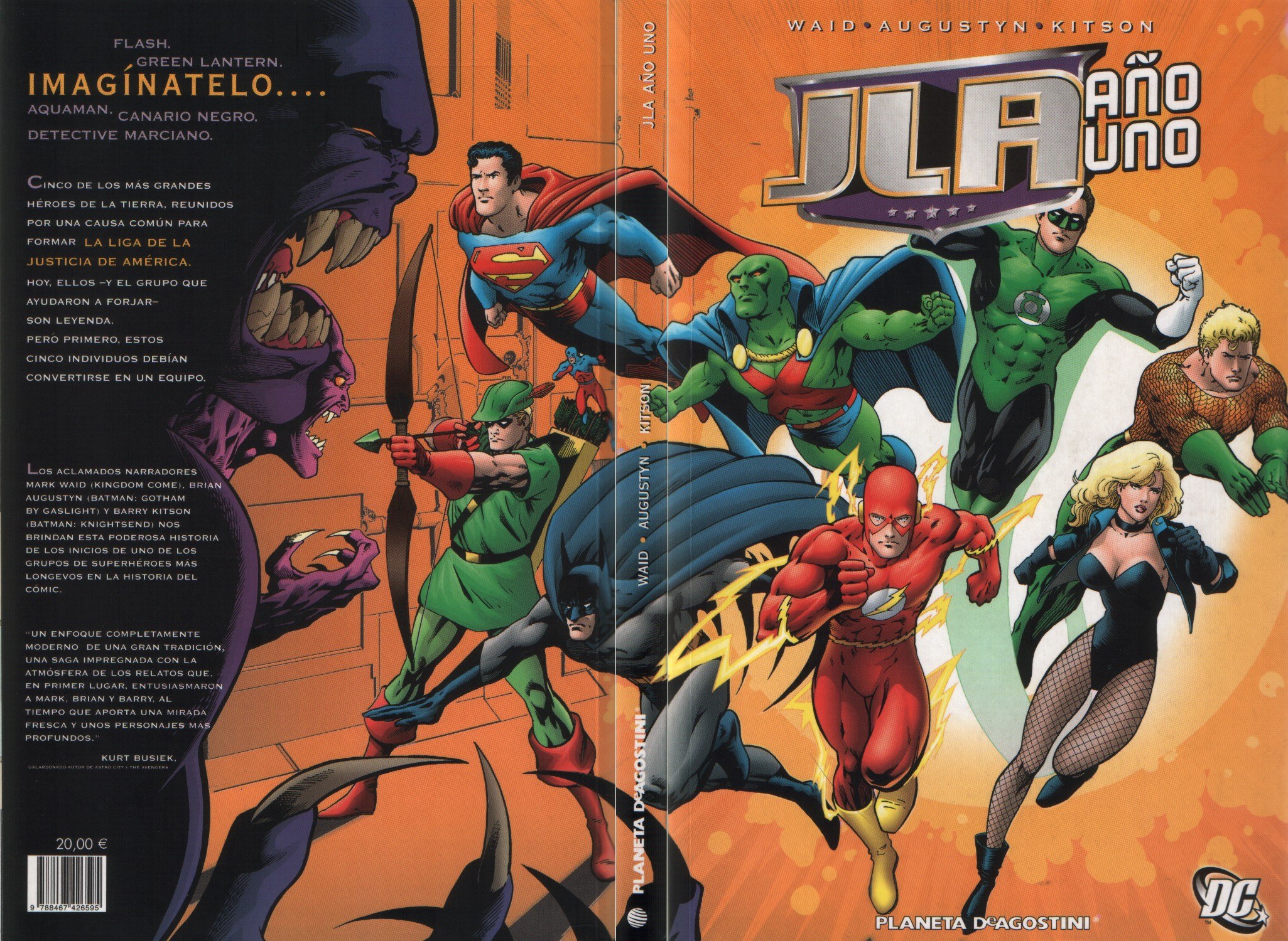 Portada ampliada de JLA