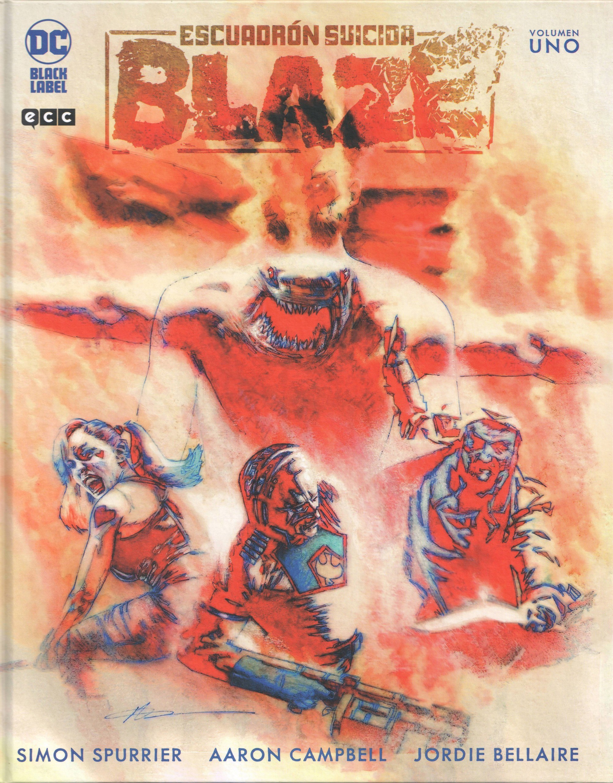 Portada ampliada de ESCUDRÓN SUICIDA BLAZE