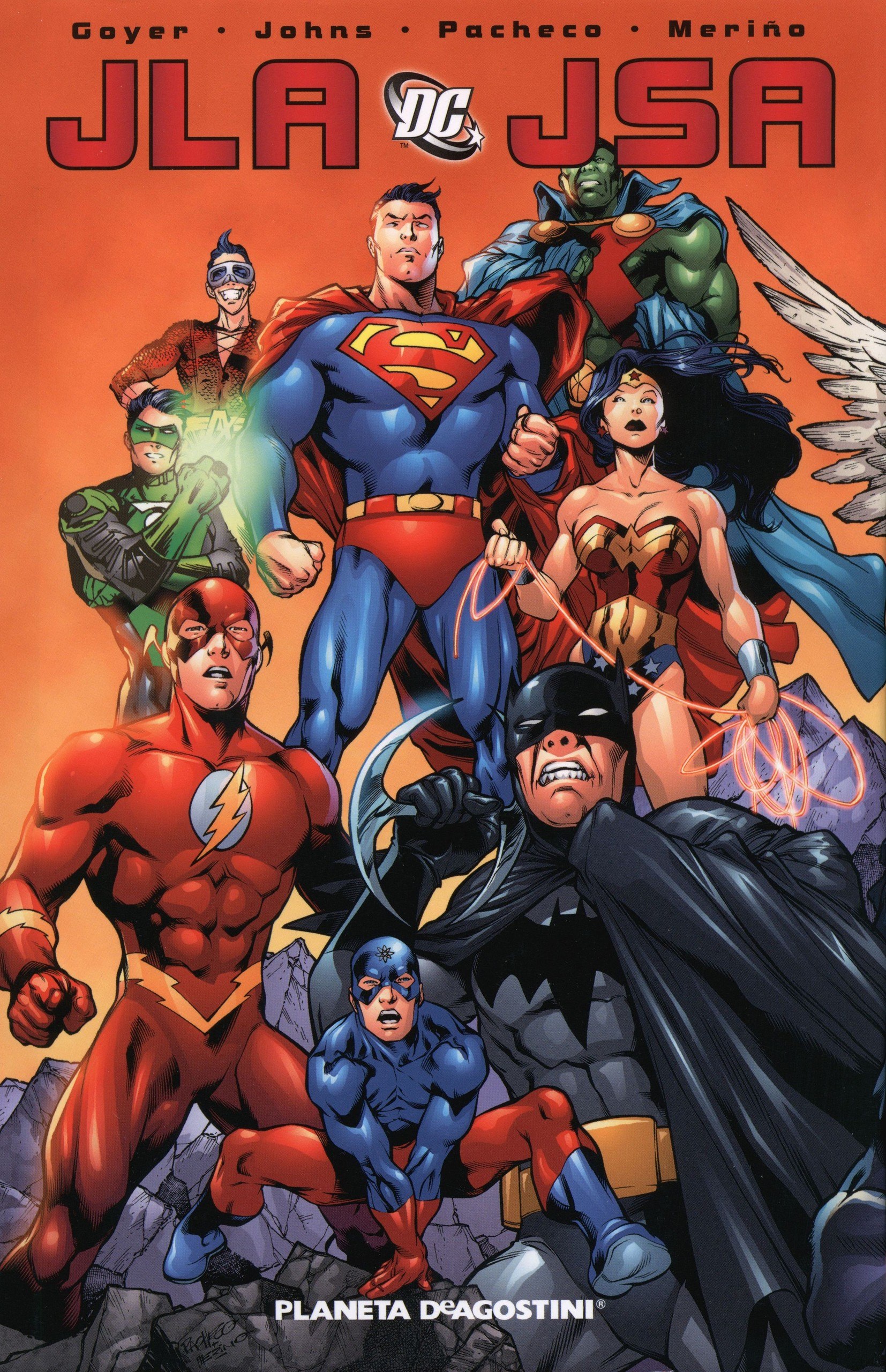 Portada ampliada de JLA JSA