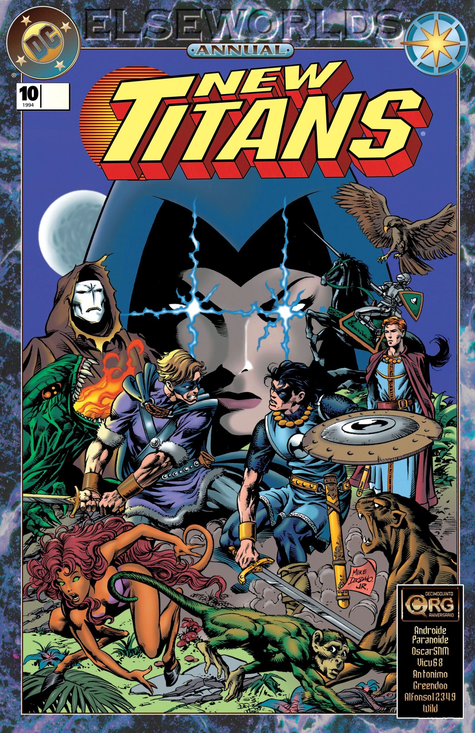 Portada ampliada de New Titans