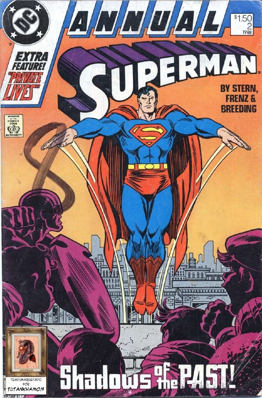 Portada ampliada de SUPERMAN ANNUAL