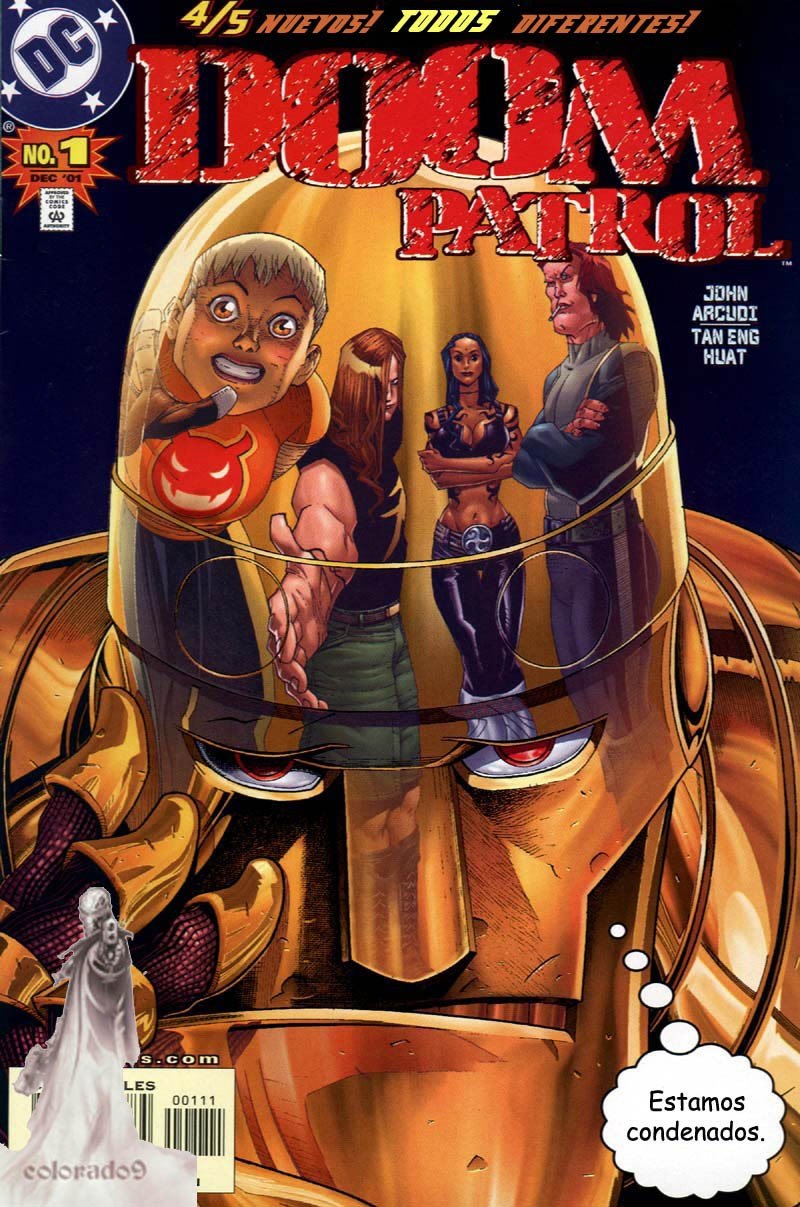 Portada ampliada de DOOM PATROL