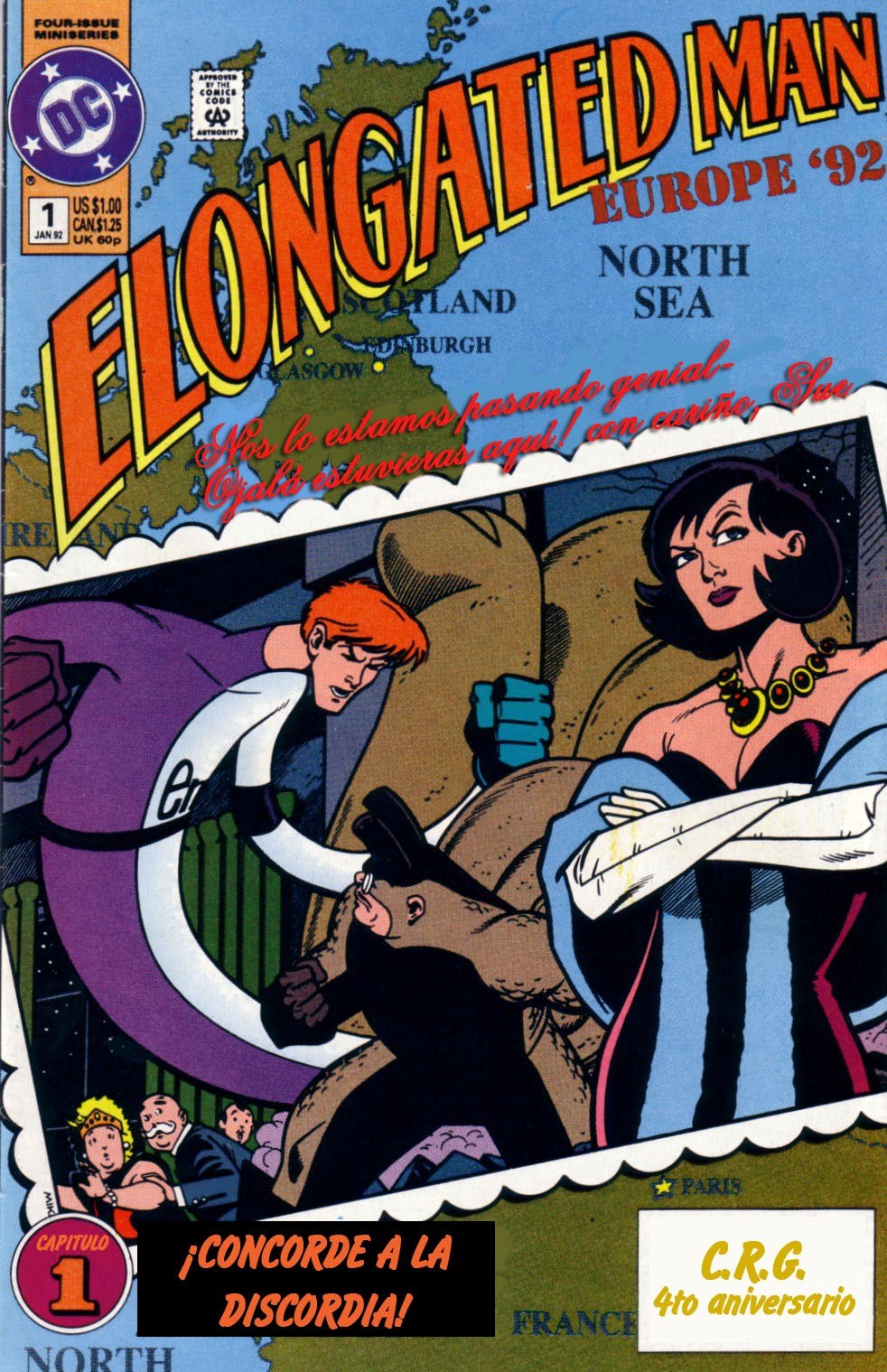 Portada ampliada de ELONGATED MAN