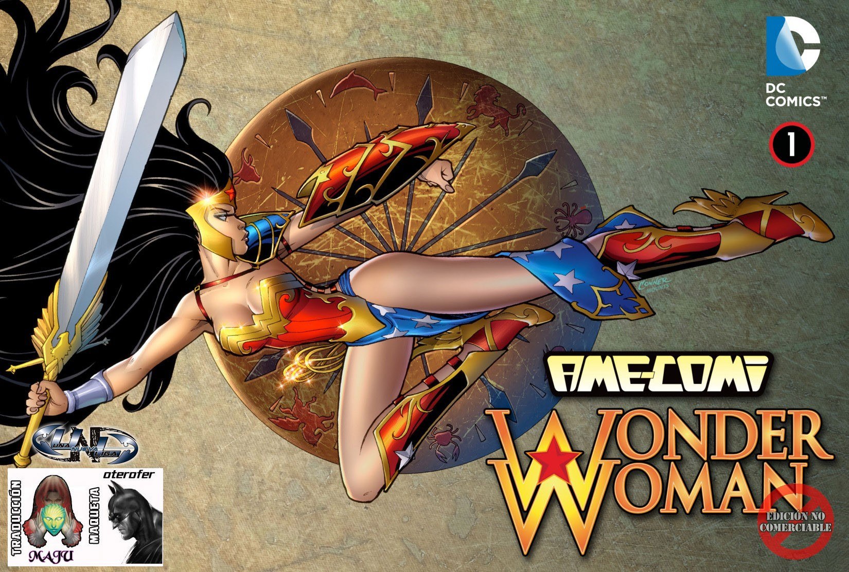 Portada ampliada de Ame-Comi Girls (de J.Gray y J.Palmiotti)(Ed.DC)(2012)(Digital)