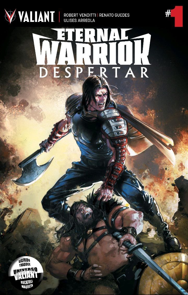 Portada ampliada de ETERNAL WARRIOR DESPERTAR