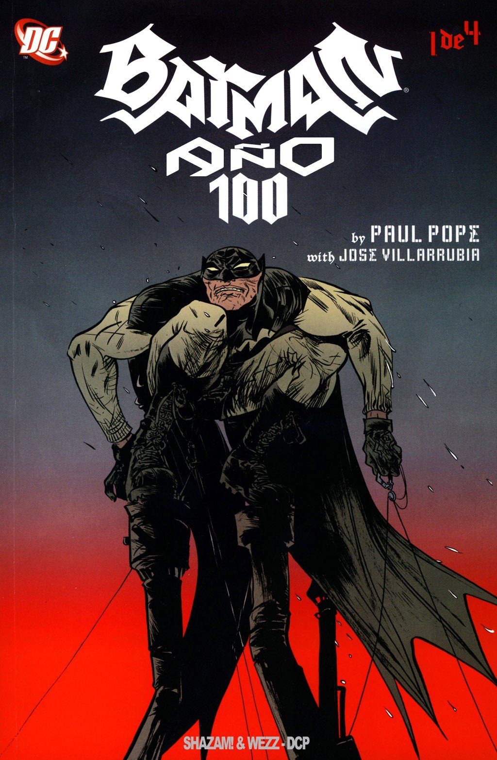 Portada ampliada de Batman: Año 100