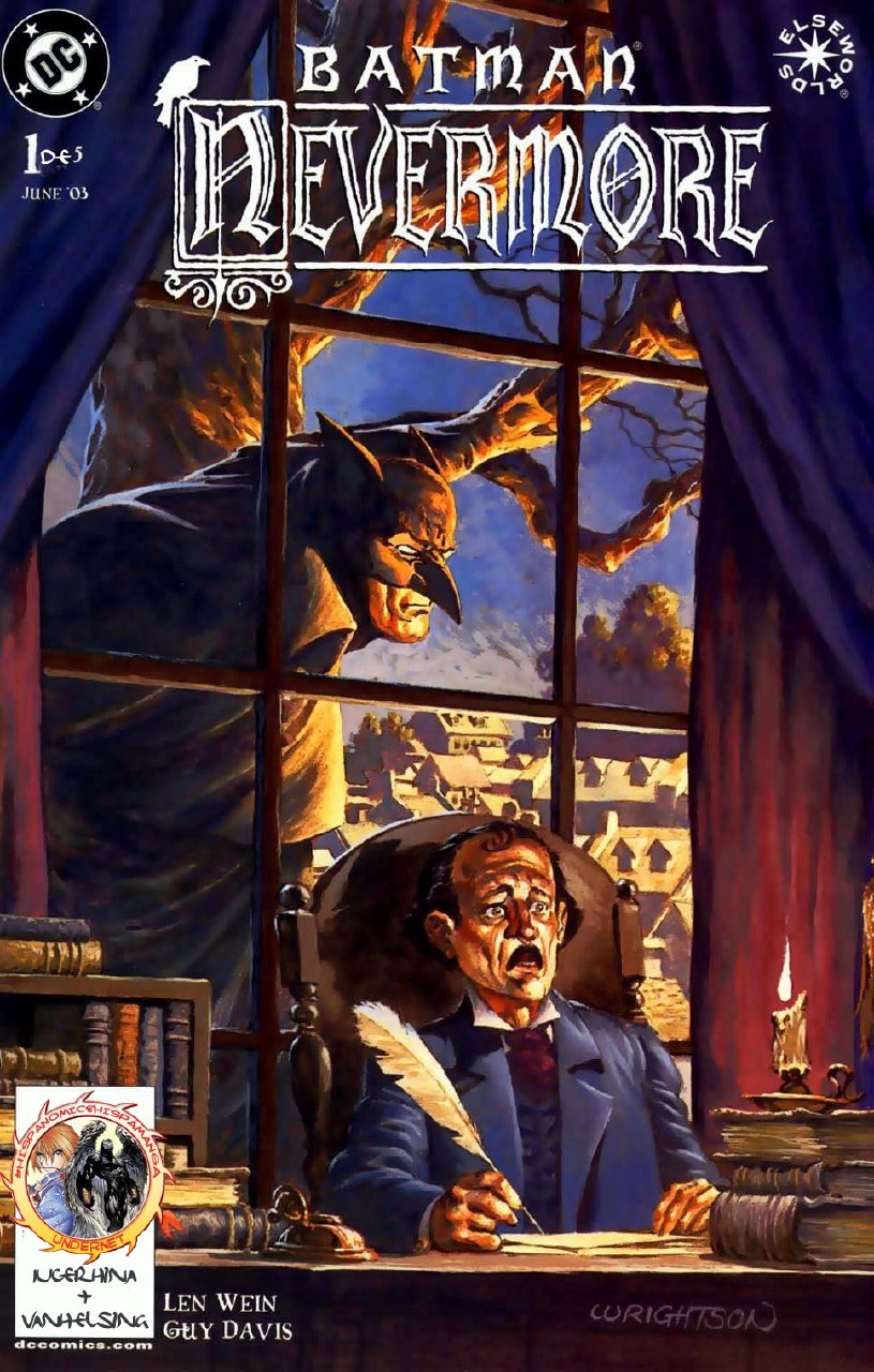 Portada ampliada de Batman Nevermore