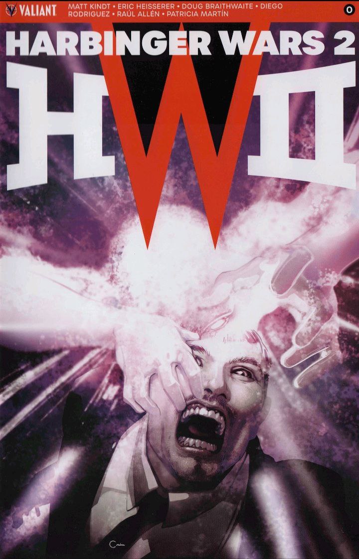 Portada ampliada de HARBINGER WARS