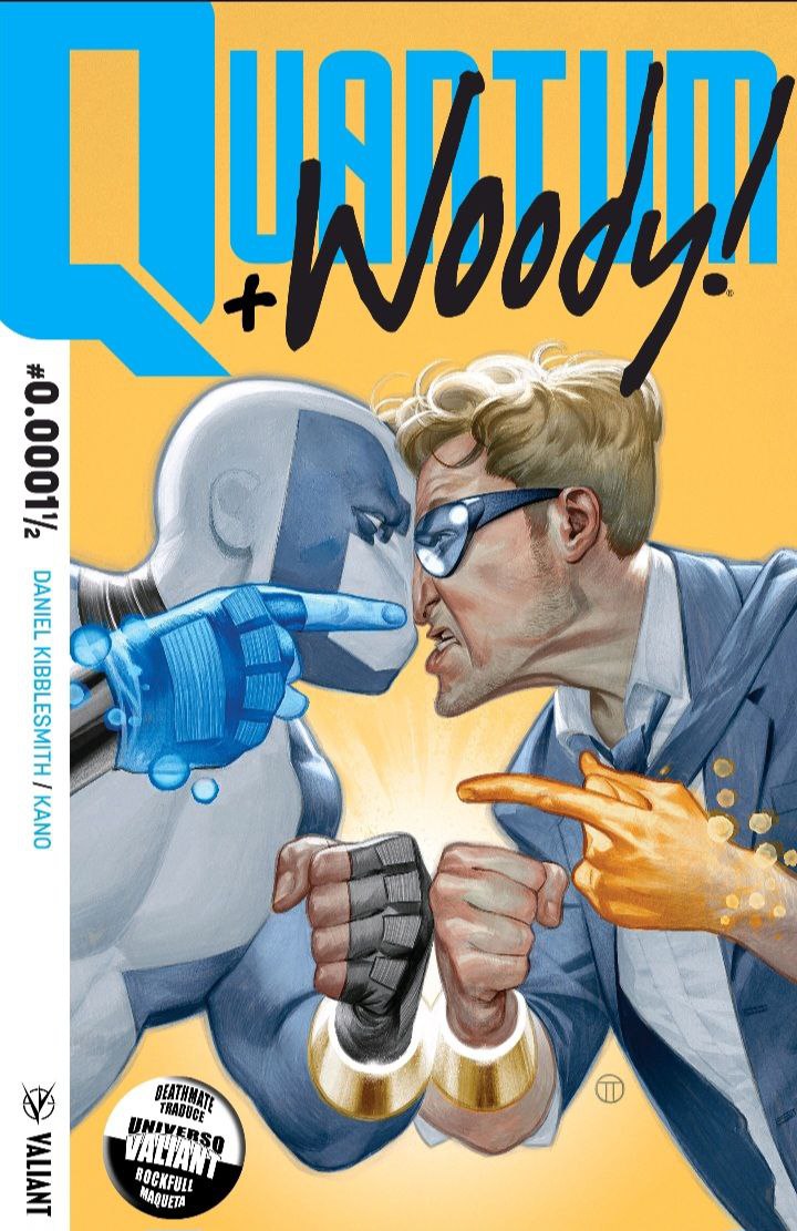 Portada ampliada de Quantum + Woody!