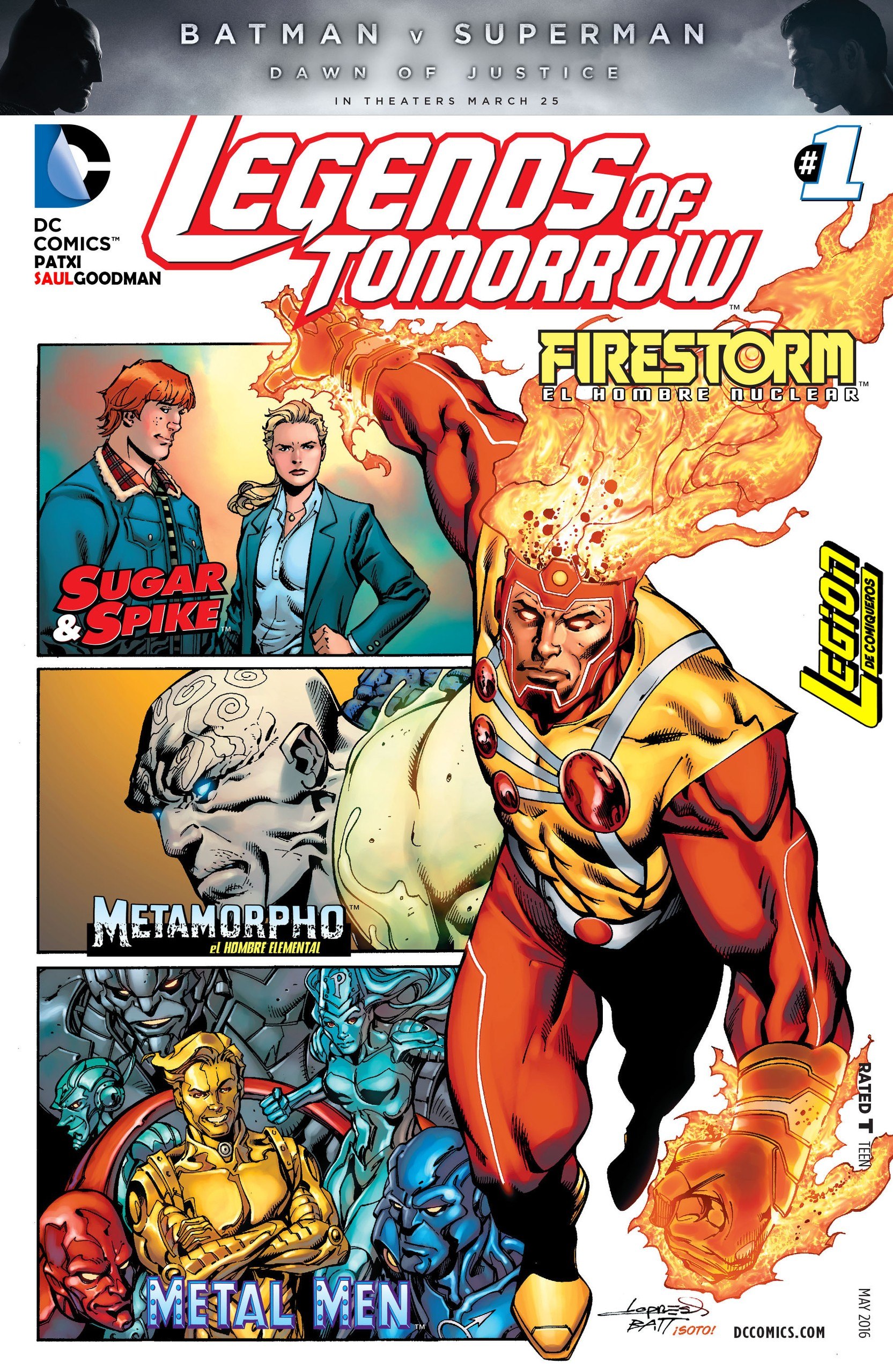 Portada ampliada de Legends of Tomorrow