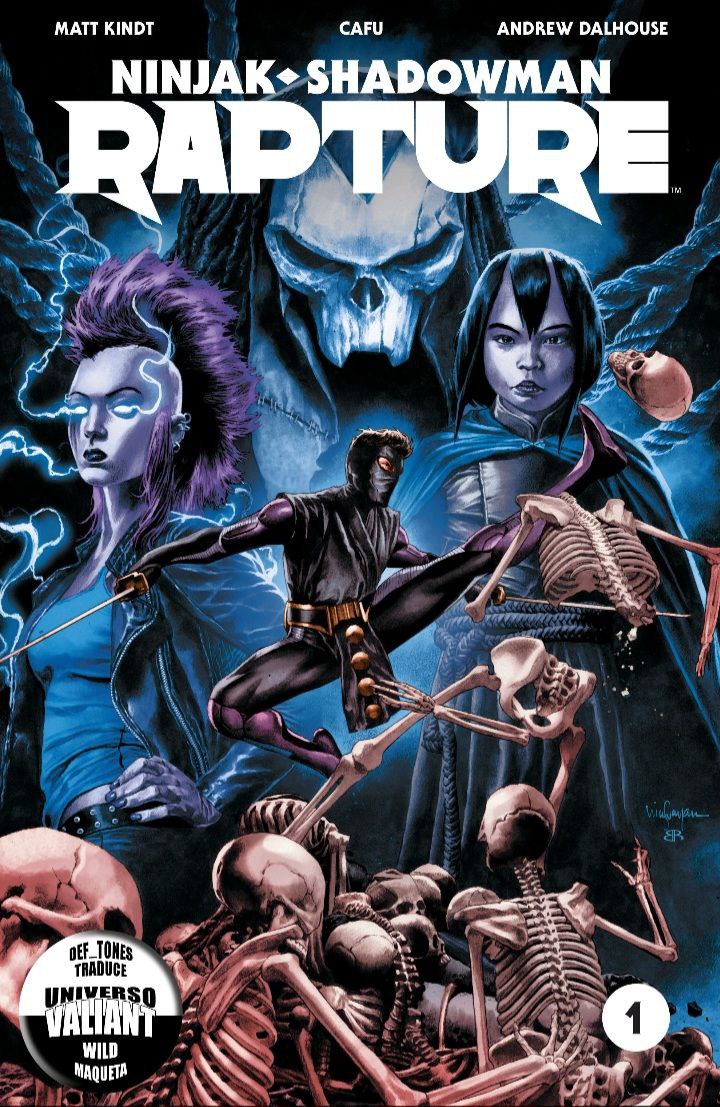 Portada ampliada de NINJAK + SHADOWMAN RAPTURE