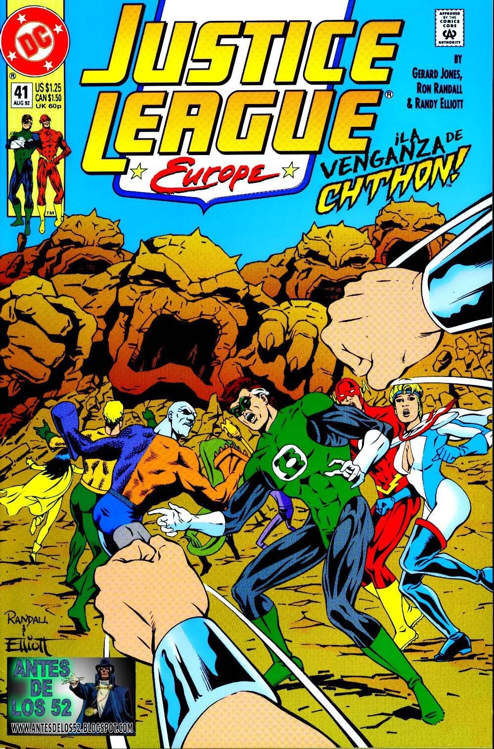 Portada ampliada de JUSTICE LEAGUE EUROPE