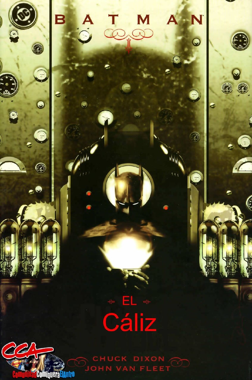 Portada ampliada de BATMAN EL Cáliz