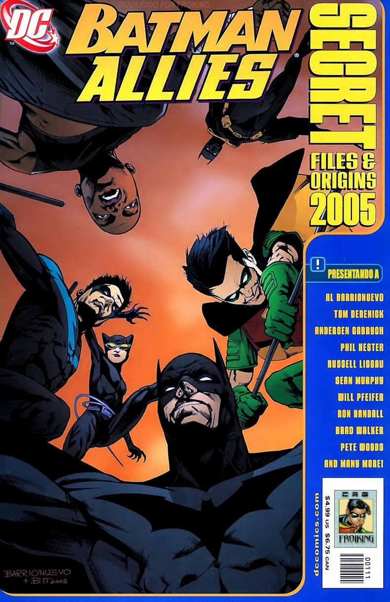 Portada ampliada de Batman Allies Secret Files & Origins 2005