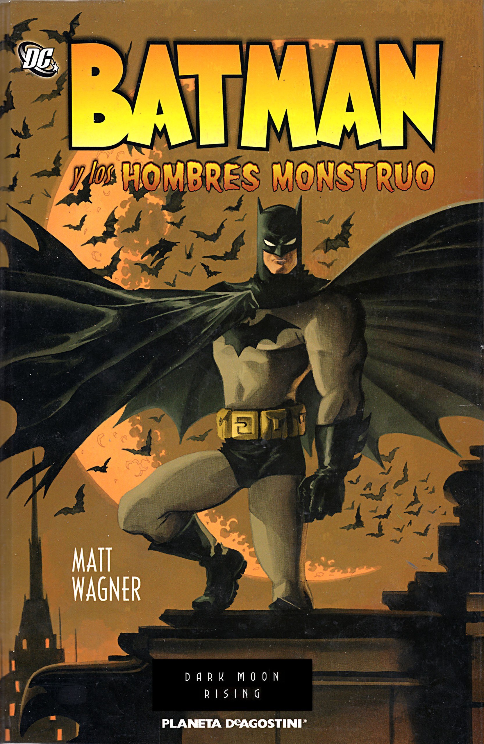 Portada ampliada de BATMAN Y LOS HOMBRES MONSTRUO
