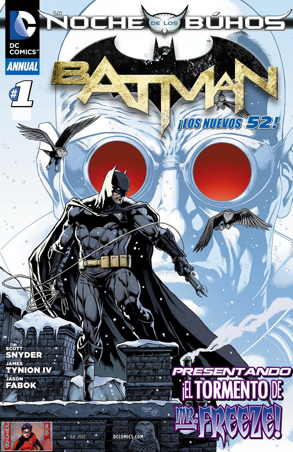 Portada ampliada de Batman: Noche de los Búhos