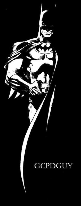 Portada ampliada de CRG - Batman Dark Knight Gallery (1996)