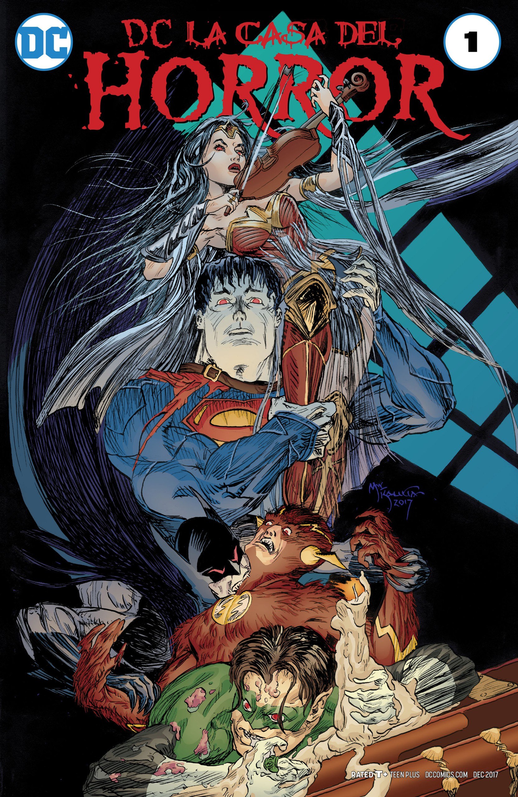 Portada ampliada de DC LA CASA DEL HORROR
