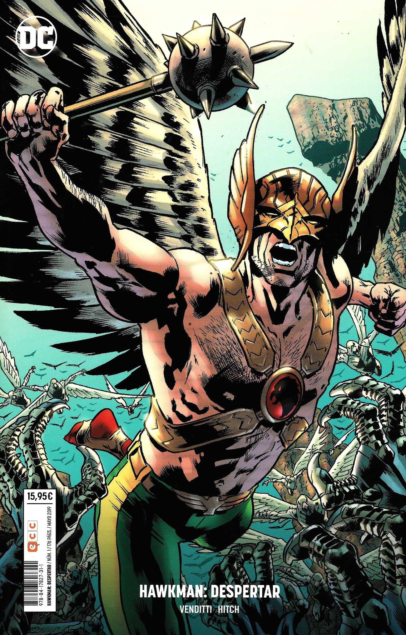 Portada ampliada de HAWKMAN: DESPERTAR
