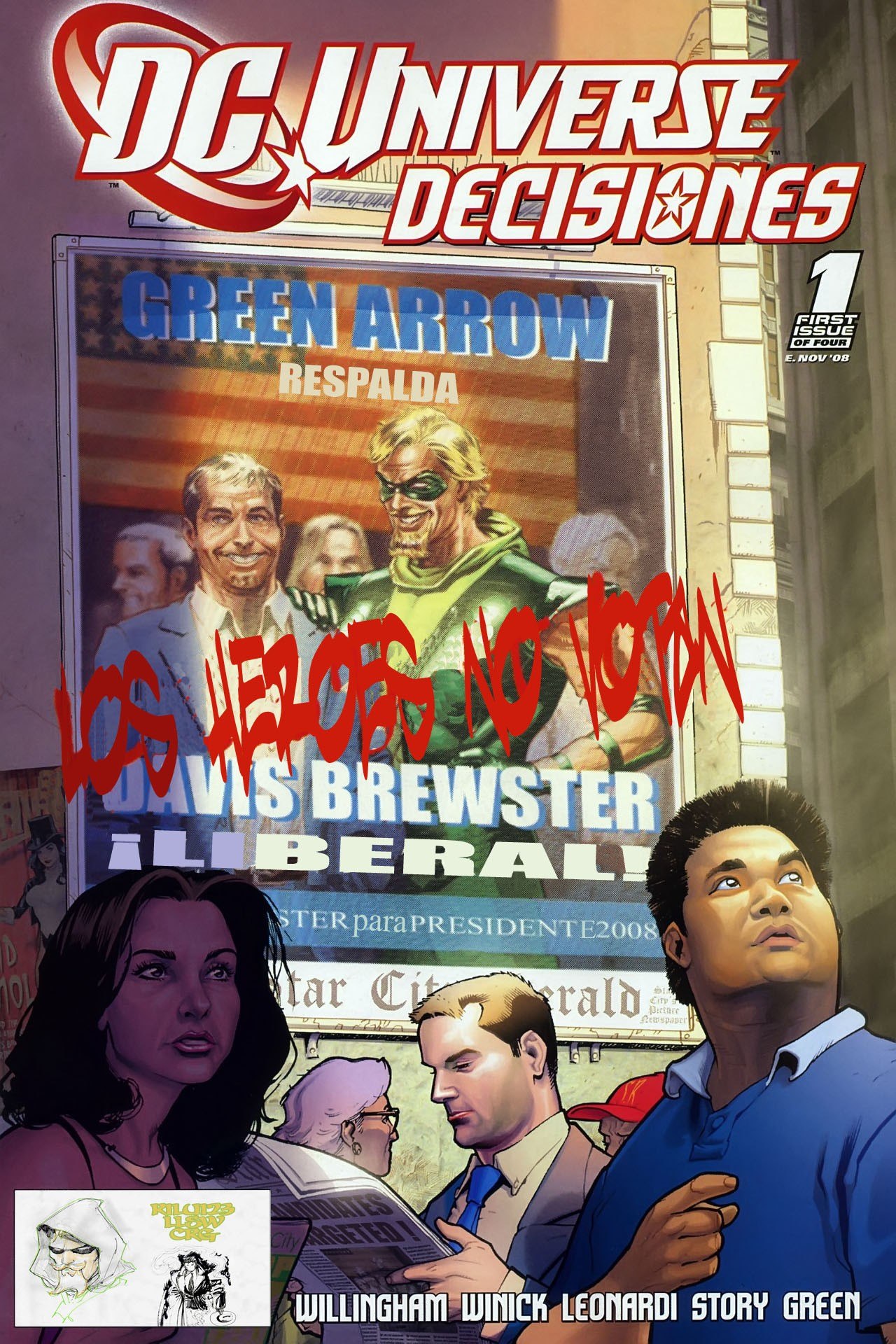 Portada ampliada de DC Universe Decisiones