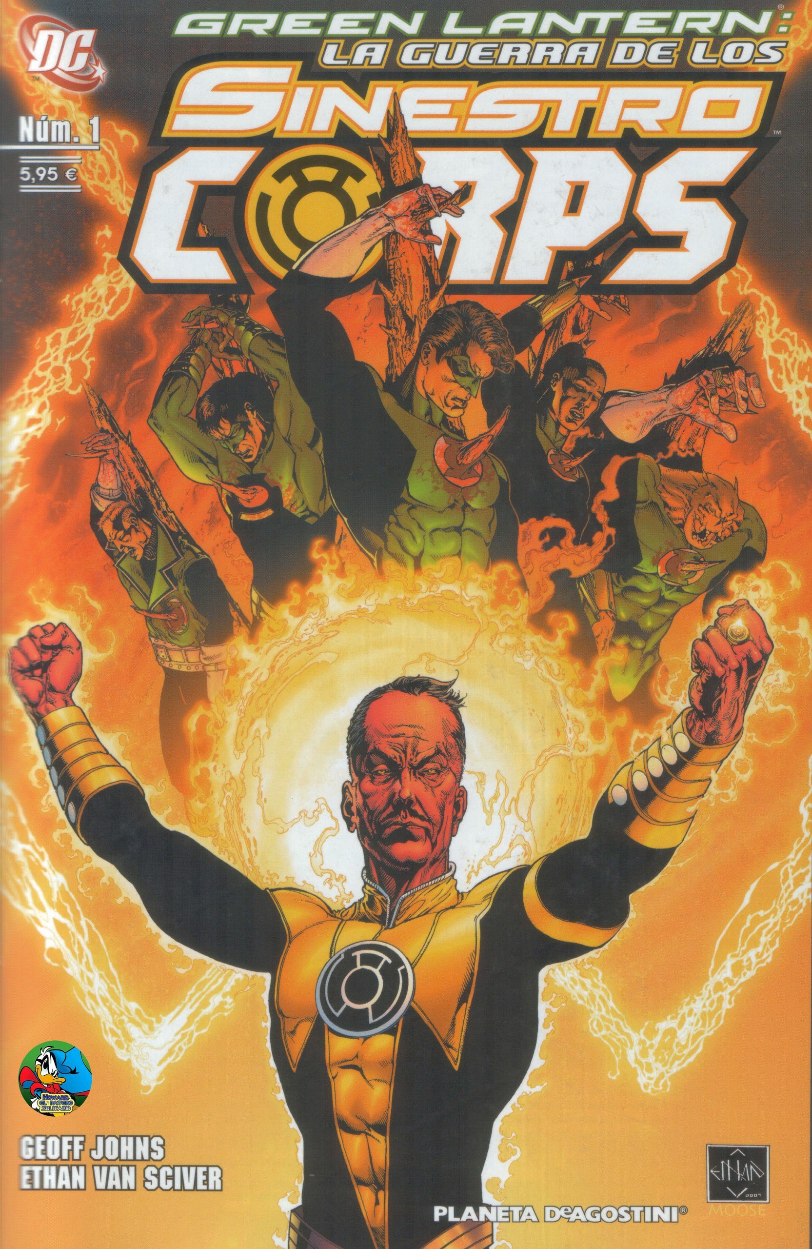 Portada ampliada de Green Lantern: Sinestro Corps
