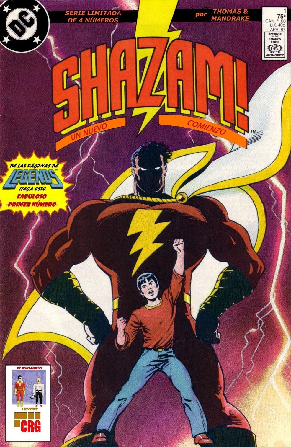 Portada ampliada de SHAZAM!