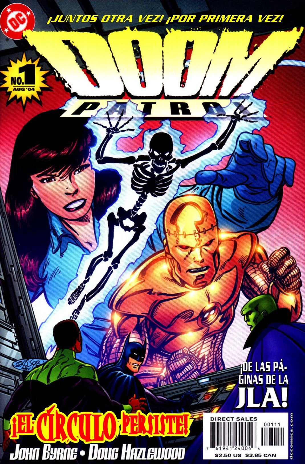 Portada ampliada de DOOM PATRÍC