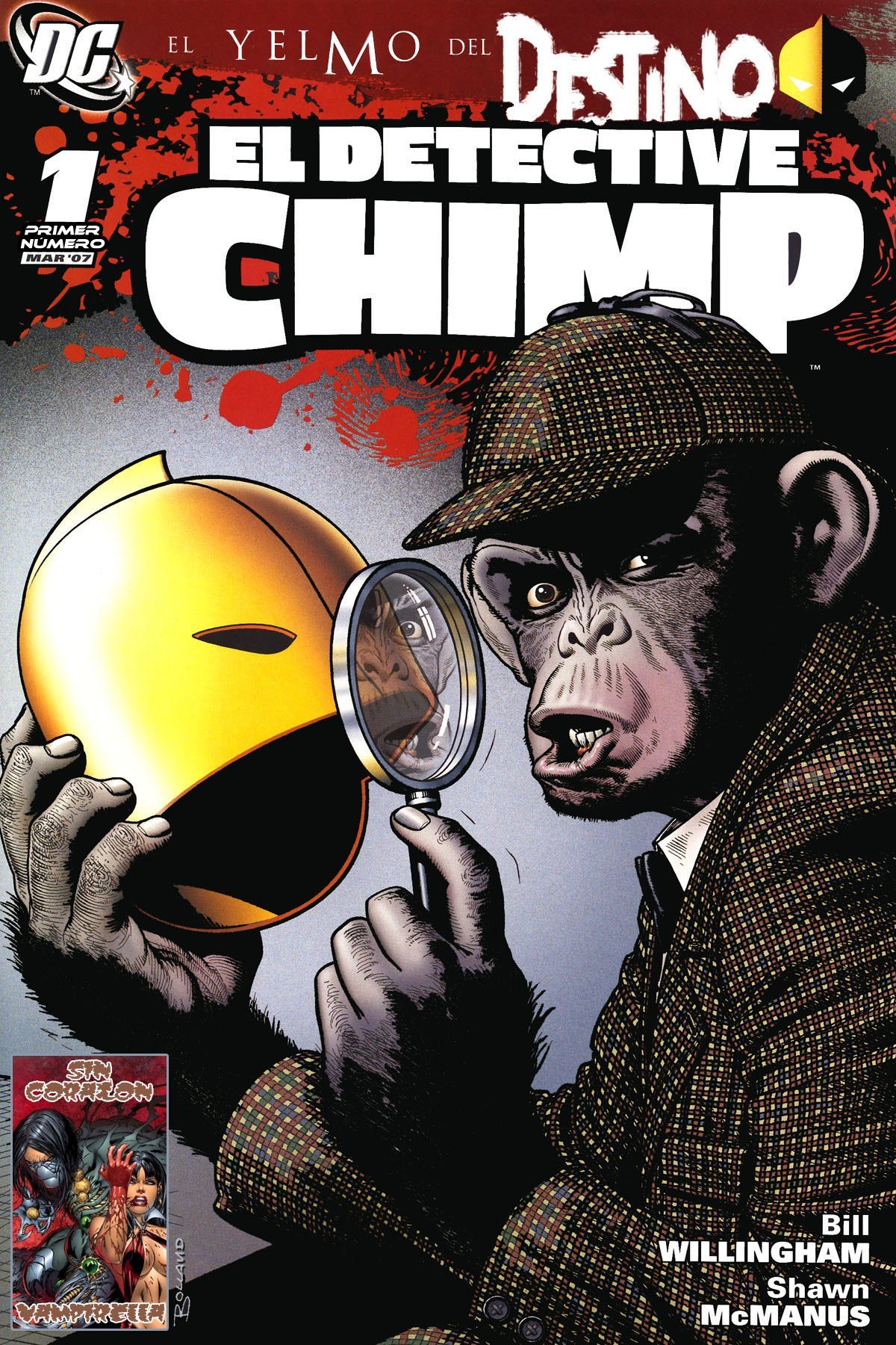 Portada ampliada de EL DETECTIVE CHIMP