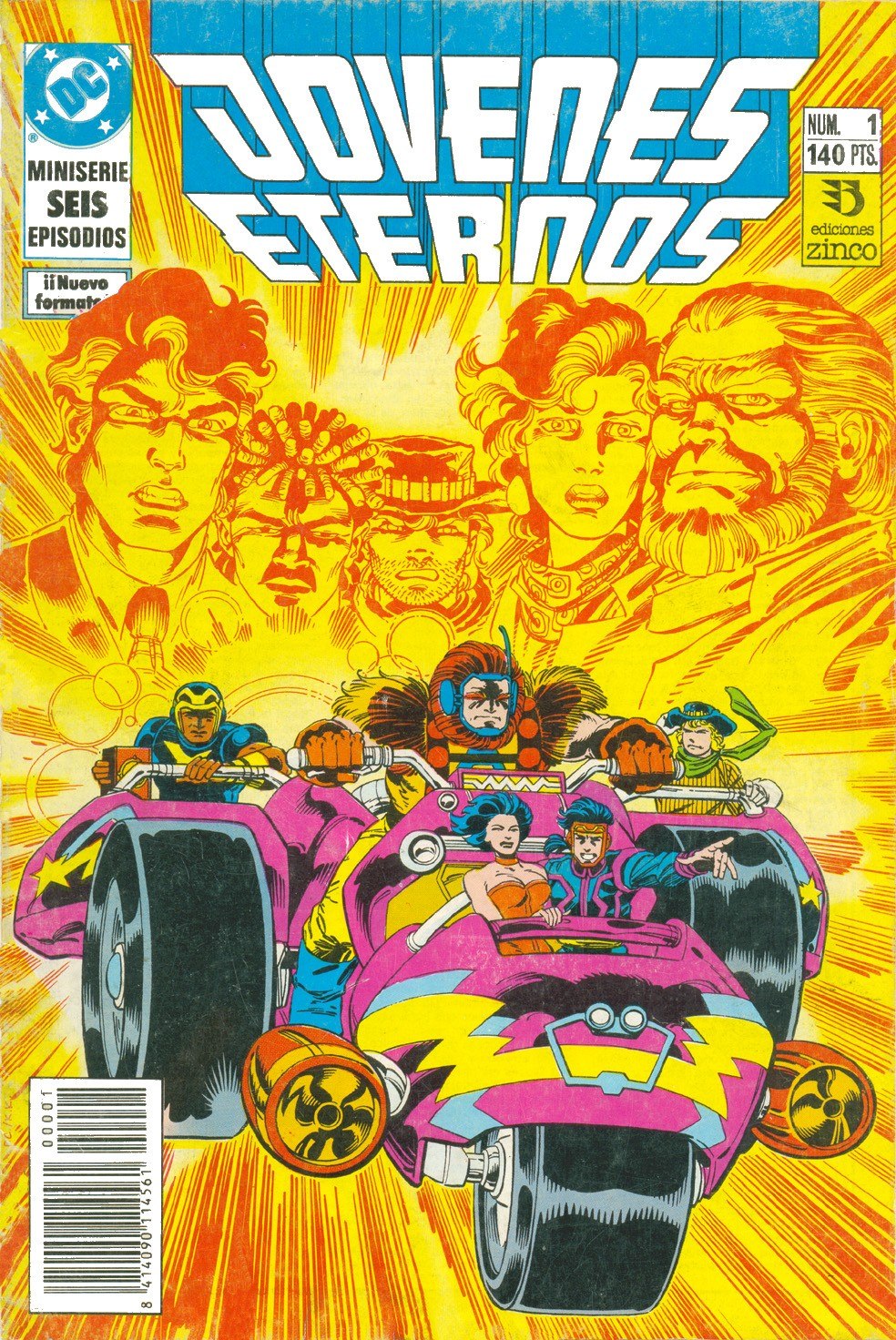 Portada ampliada de JOVENES ETERNOS