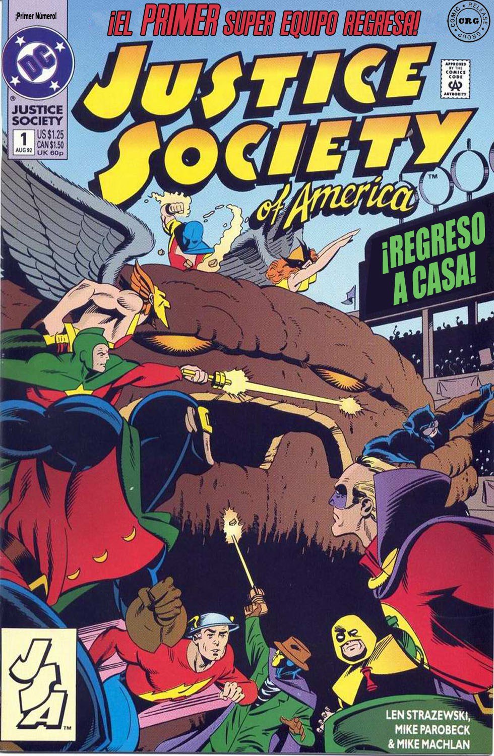 Portada ampliada de JUSTICE SOCIETY of America