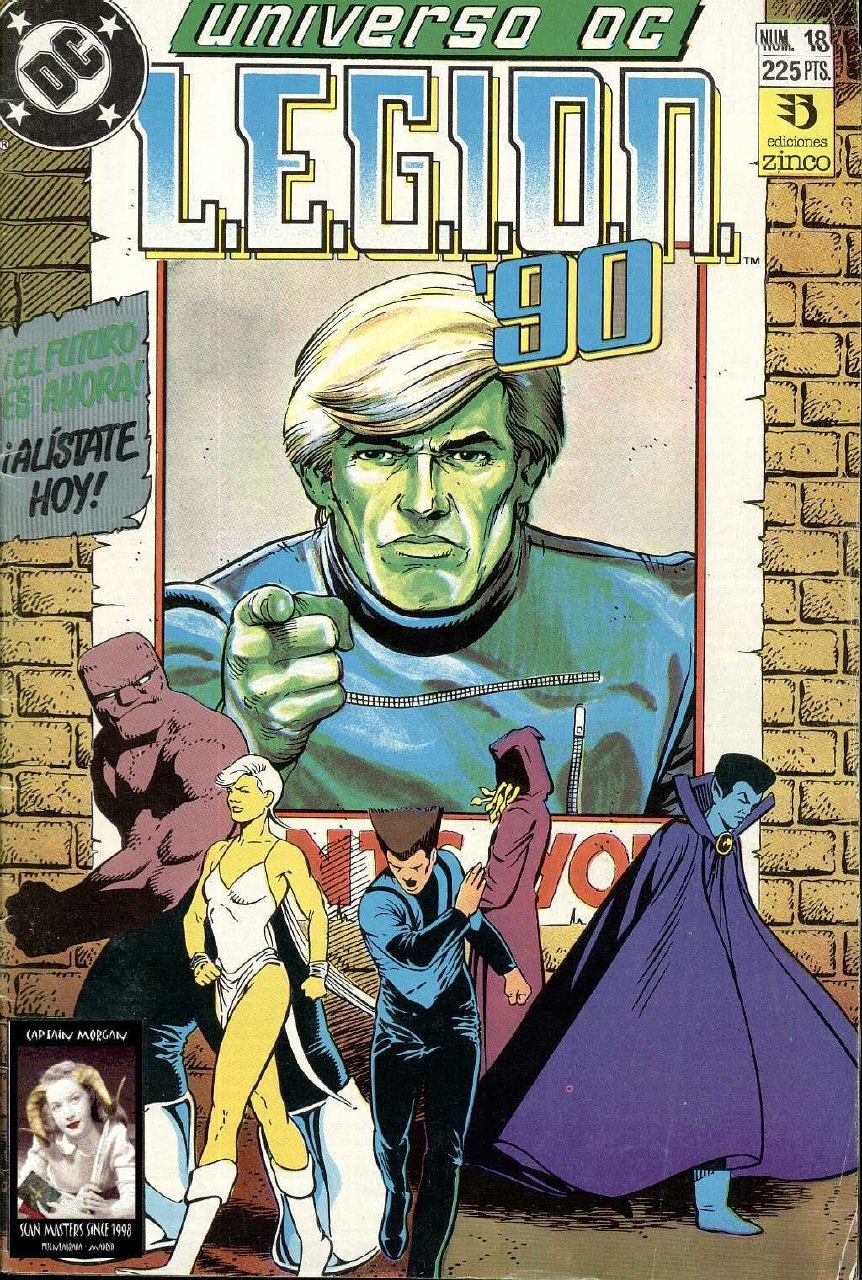 Portada ampliada de Universo DC LEGION '
