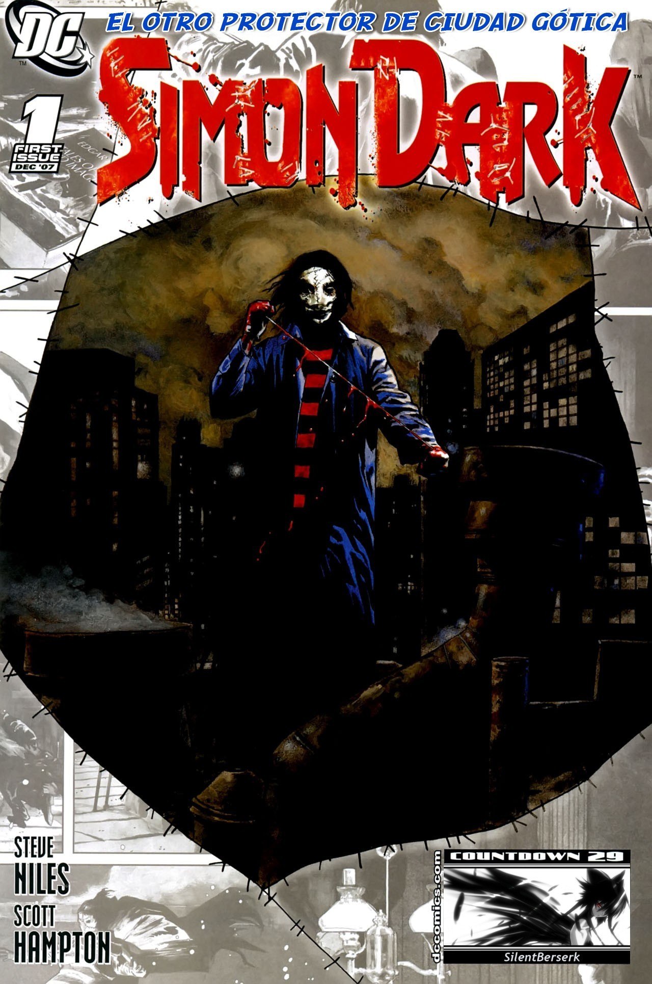 Portada ampliada de Simon Dark