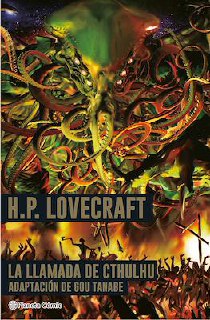 Portada ampliada de LA LLAMADA DE CTHULHU ADAPTACIÓN DE GOU TANABE