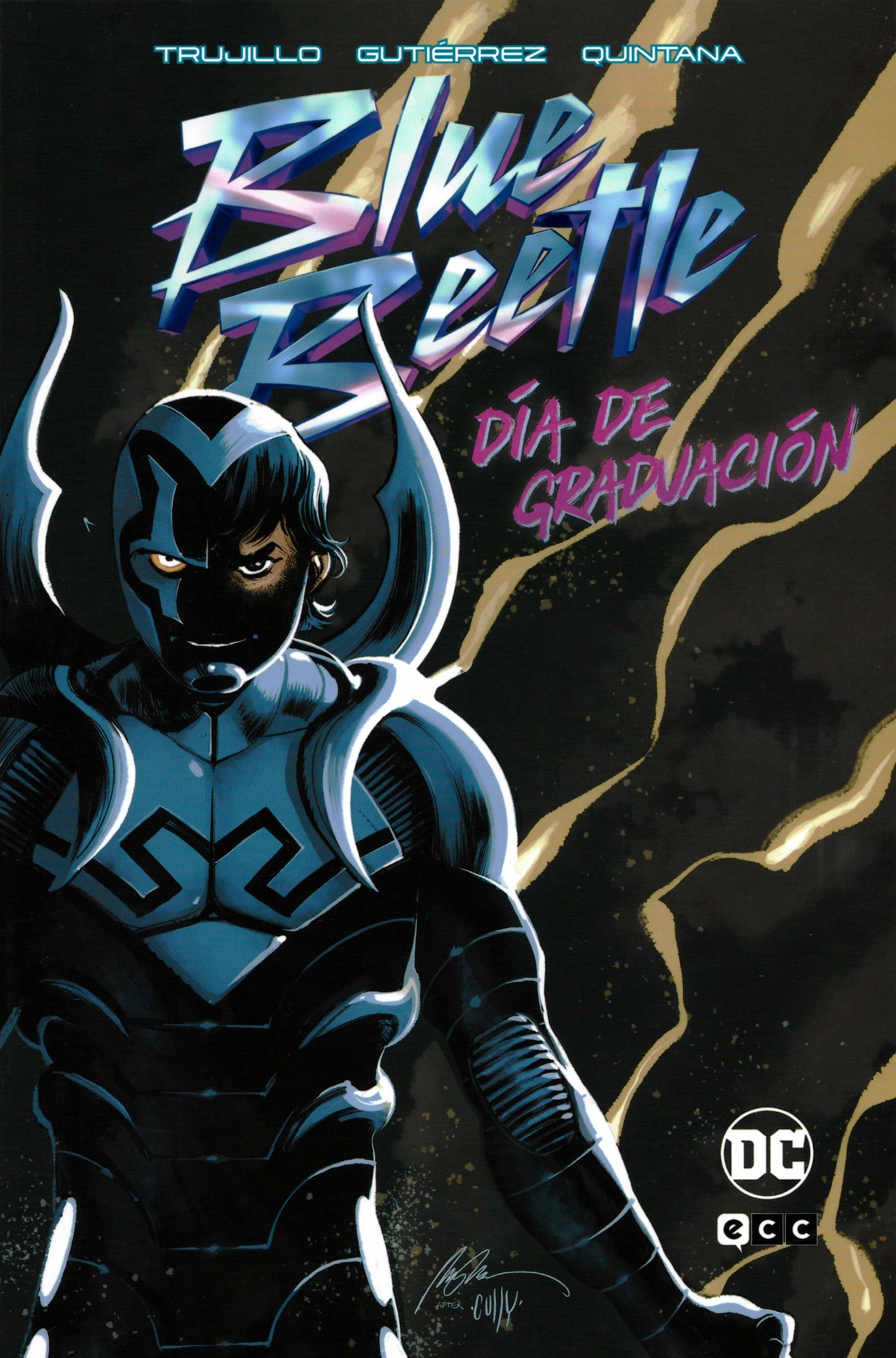 Portada ampliada de Blue Beetle Día de Graduación