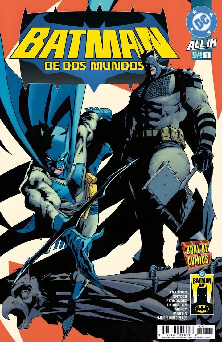 Portada ampliada de BATMAN DE DOS MUNDOS
