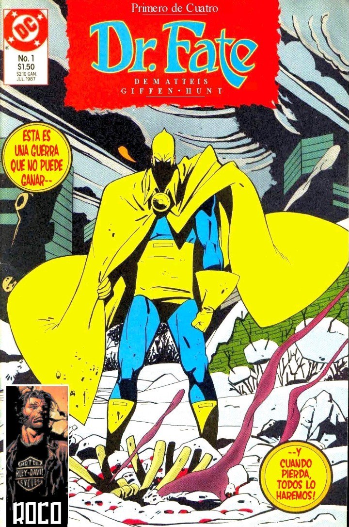 Portada ampliada de Dr. Fate