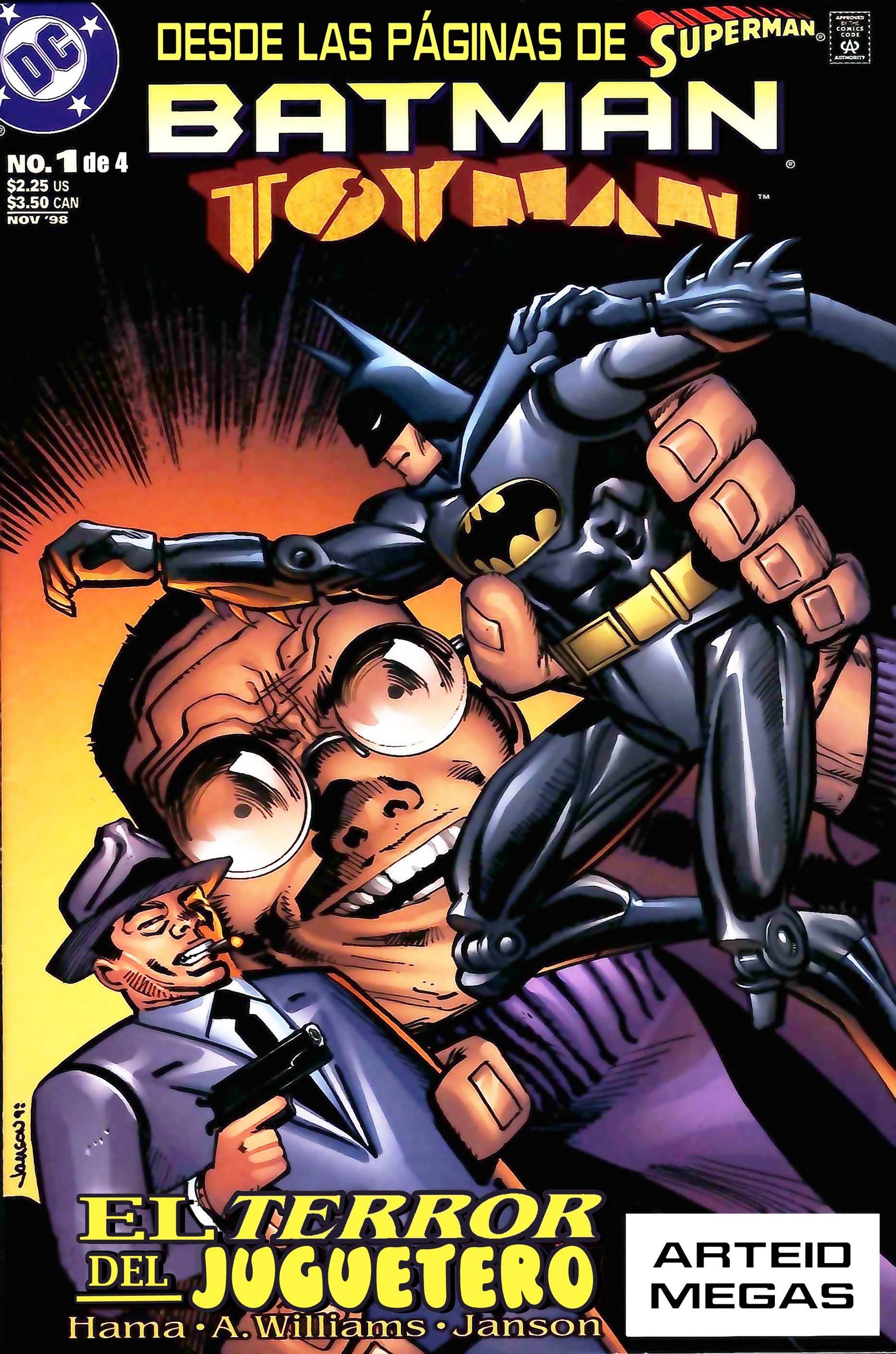 Portada ampliada de BATMAN TOYMAN