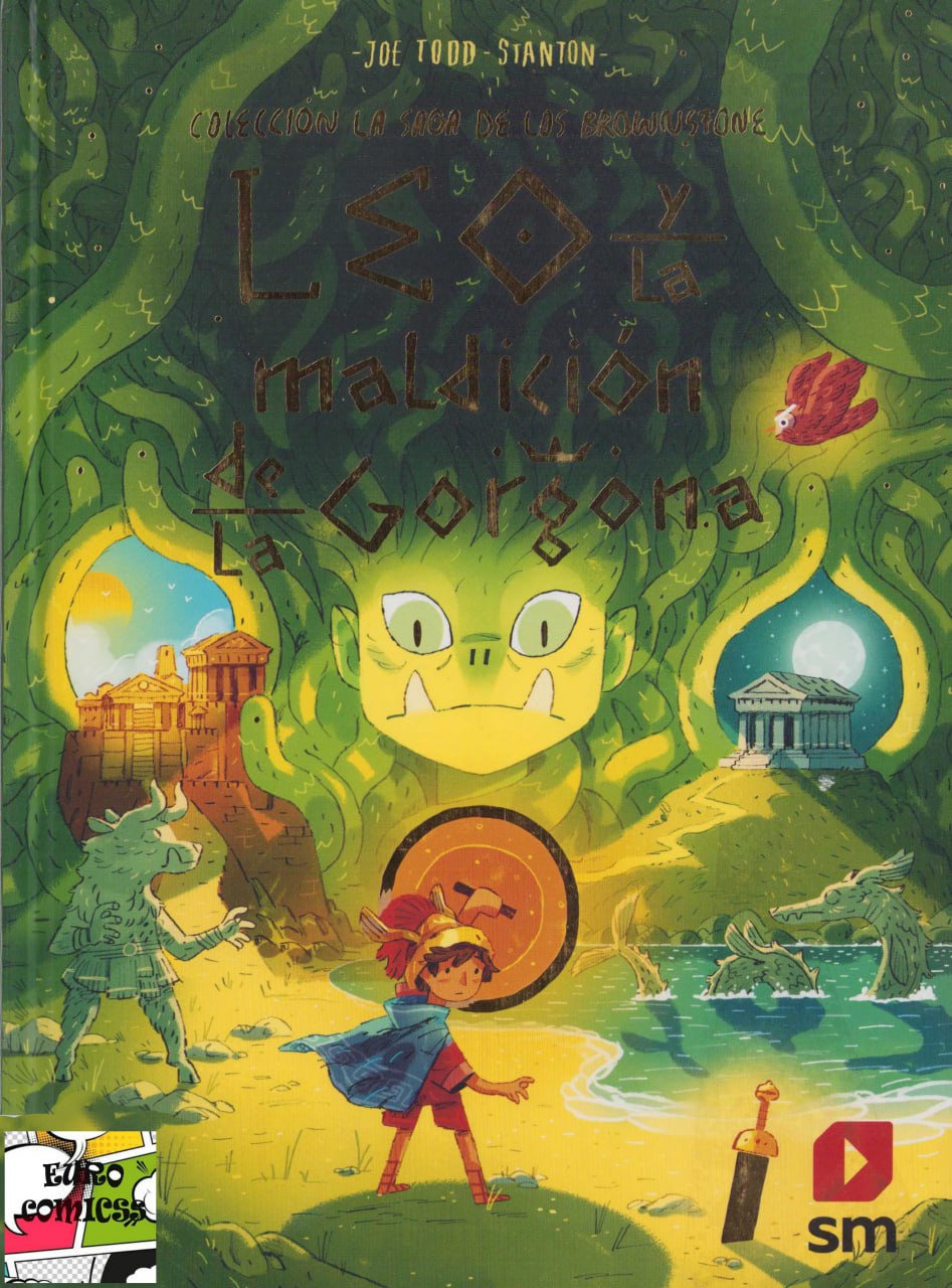 Portada ampliada de La maldición de la Gorgona