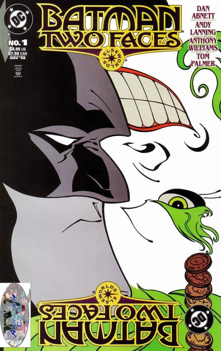 Portada ampliada de BATMAN TWO FACES