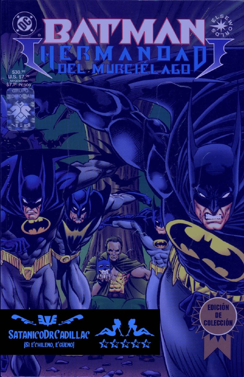 Portada ampliada de BATMAN HERMANDAD DEL MURCIÉLAGO
