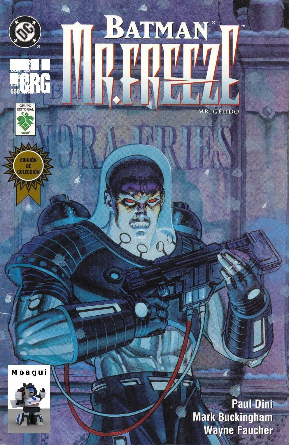 Portada ampliada de Batman Mr. Freeze