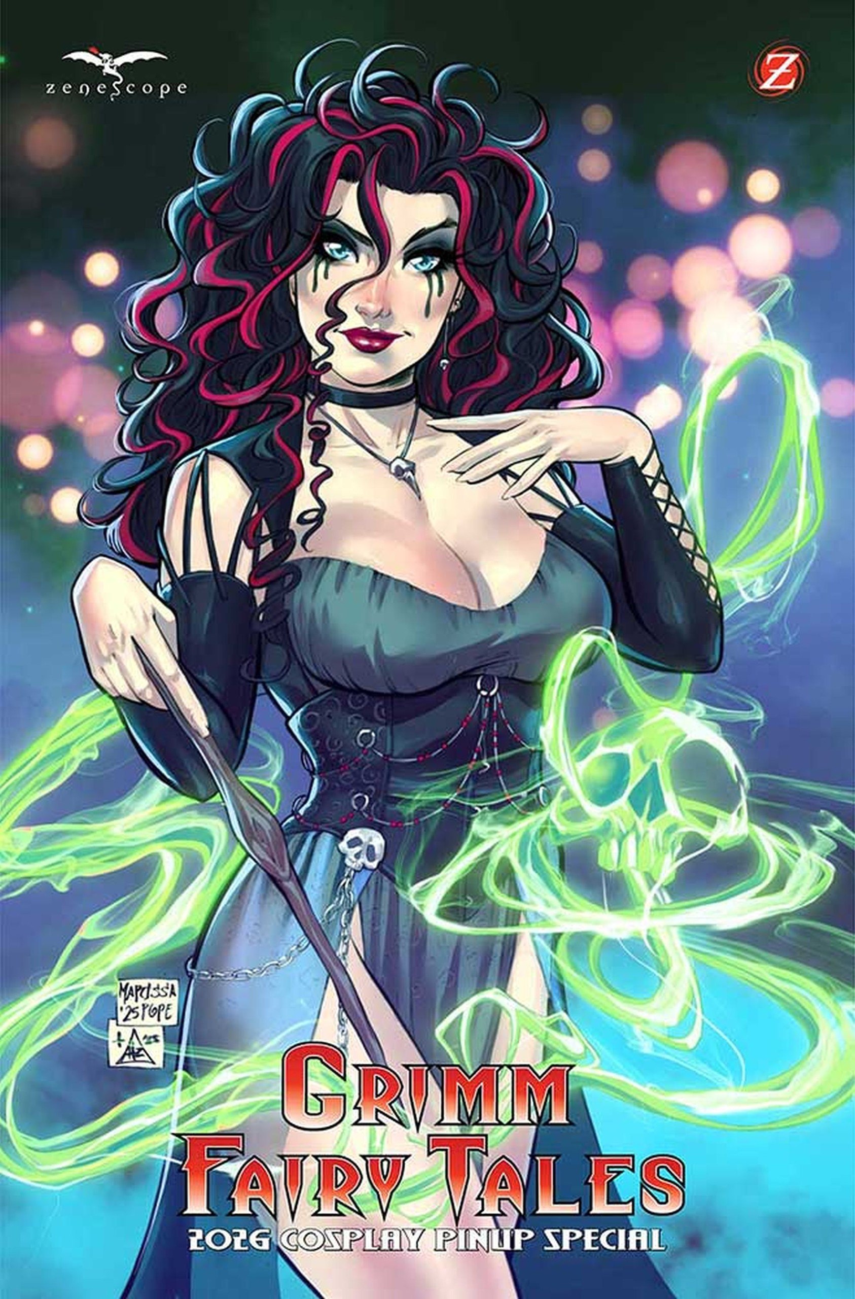 Portada ampliada de Grimm Fairy Tales 2026 Cosplay Pinup Special