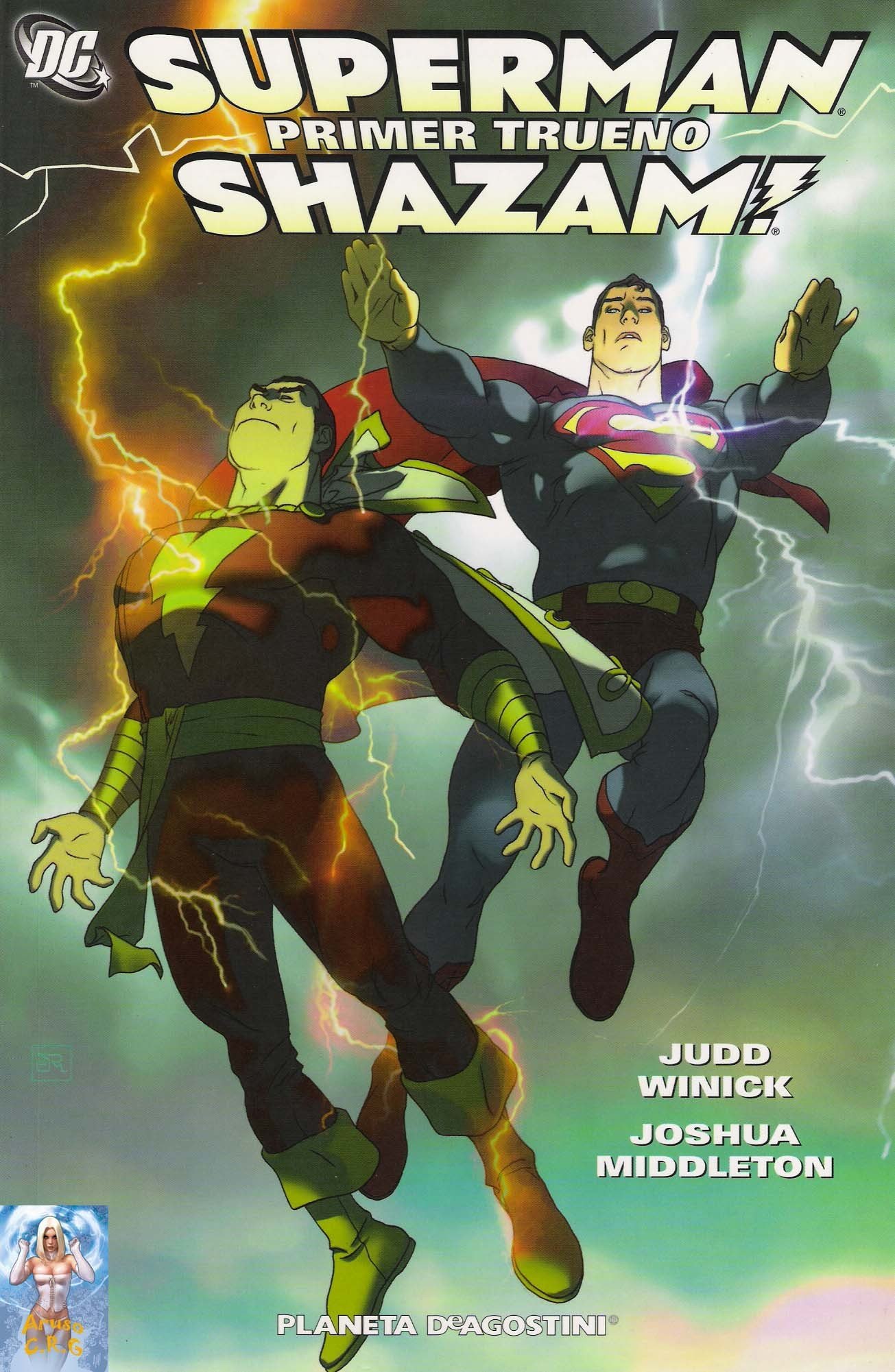 Portada ampliada de SUPERMAN PRIMER TRUENO SHAZAM!