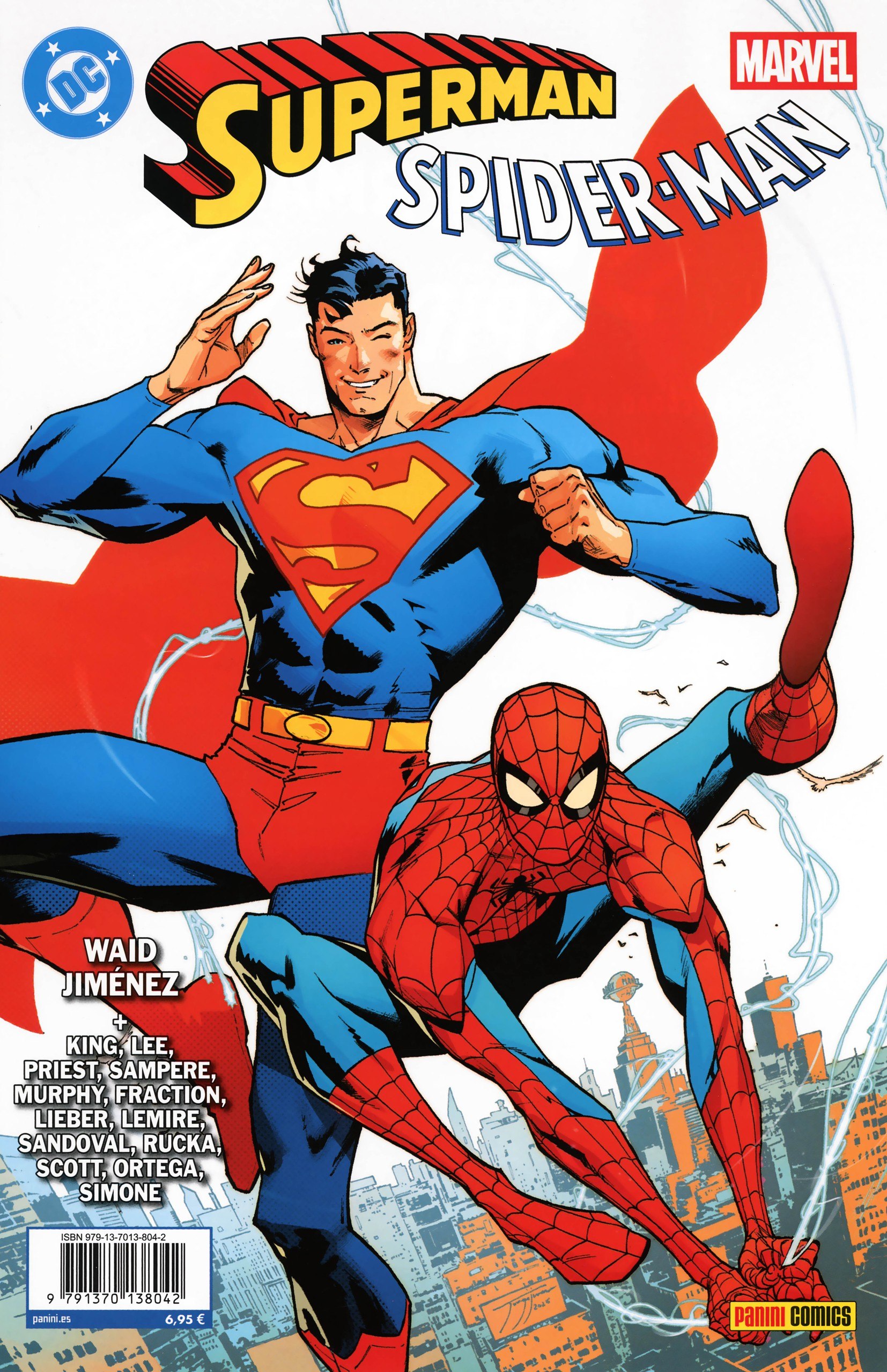 Portada ampliada de Superman Spider-Man