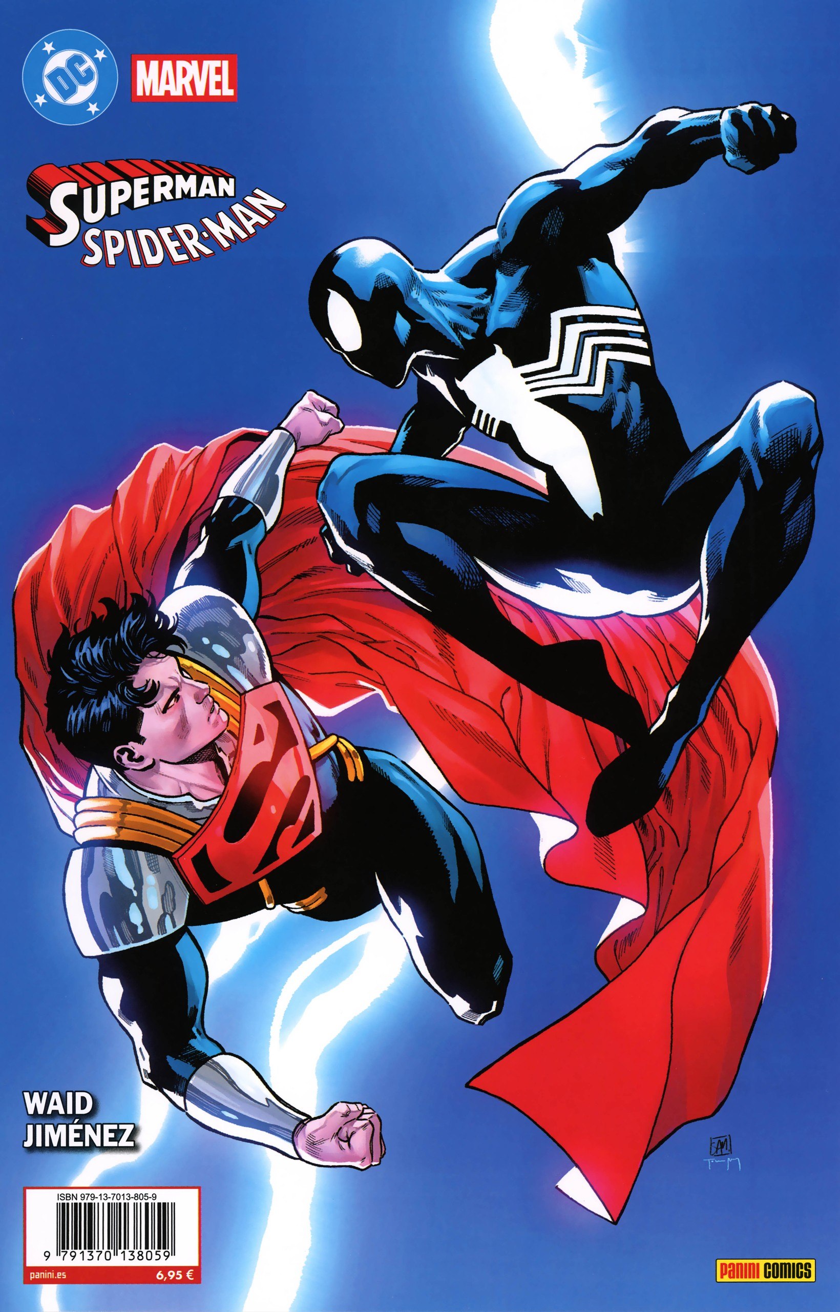 Portada ampliada de Superman Spider-Man