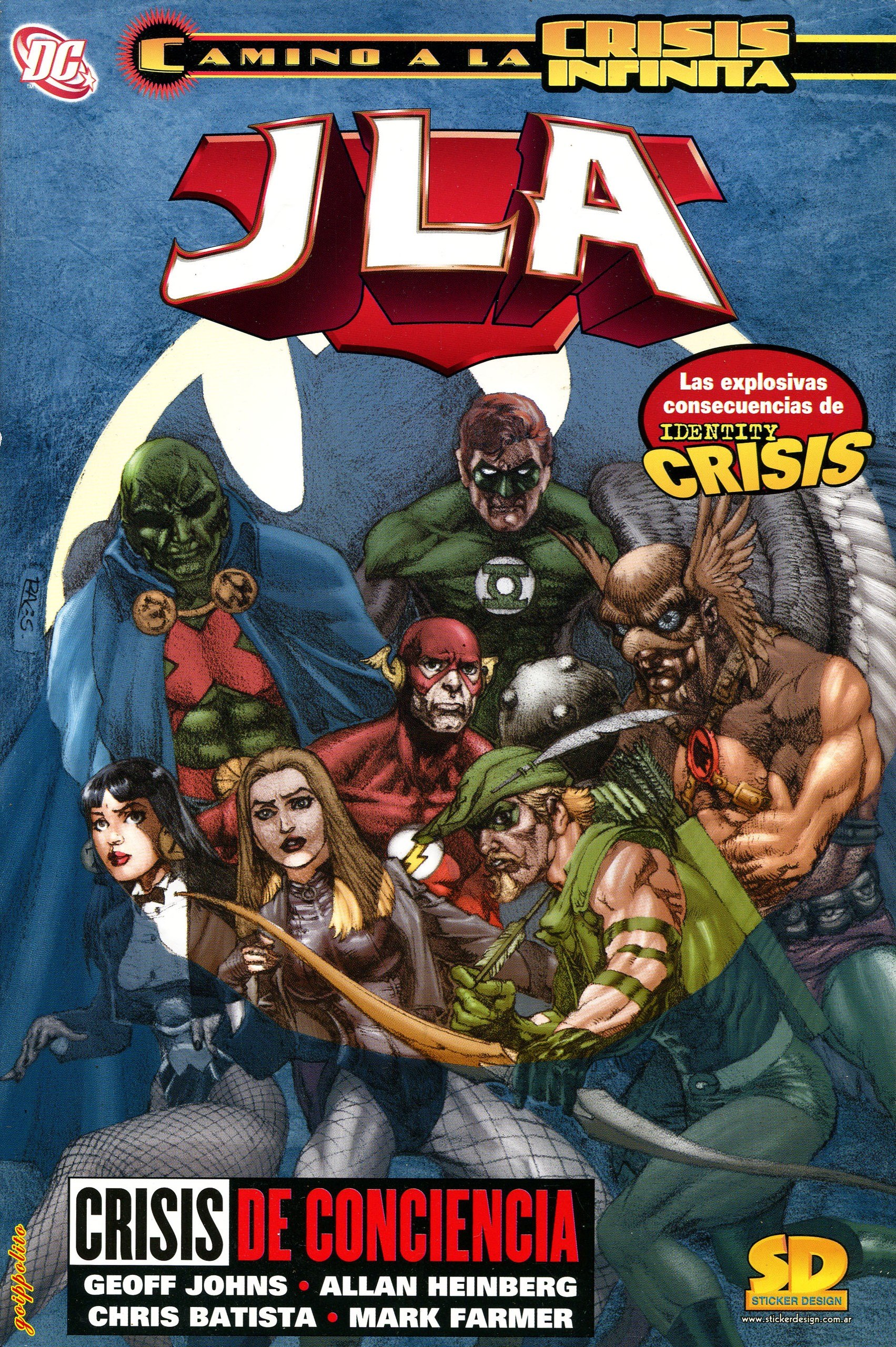 Portada ampliada de JLA