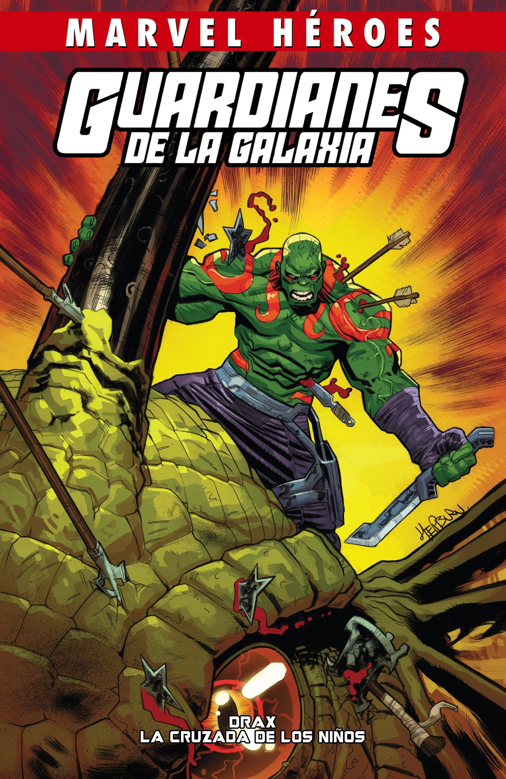 Portada ampliada de GUARDIANES DE LA GALAXIA