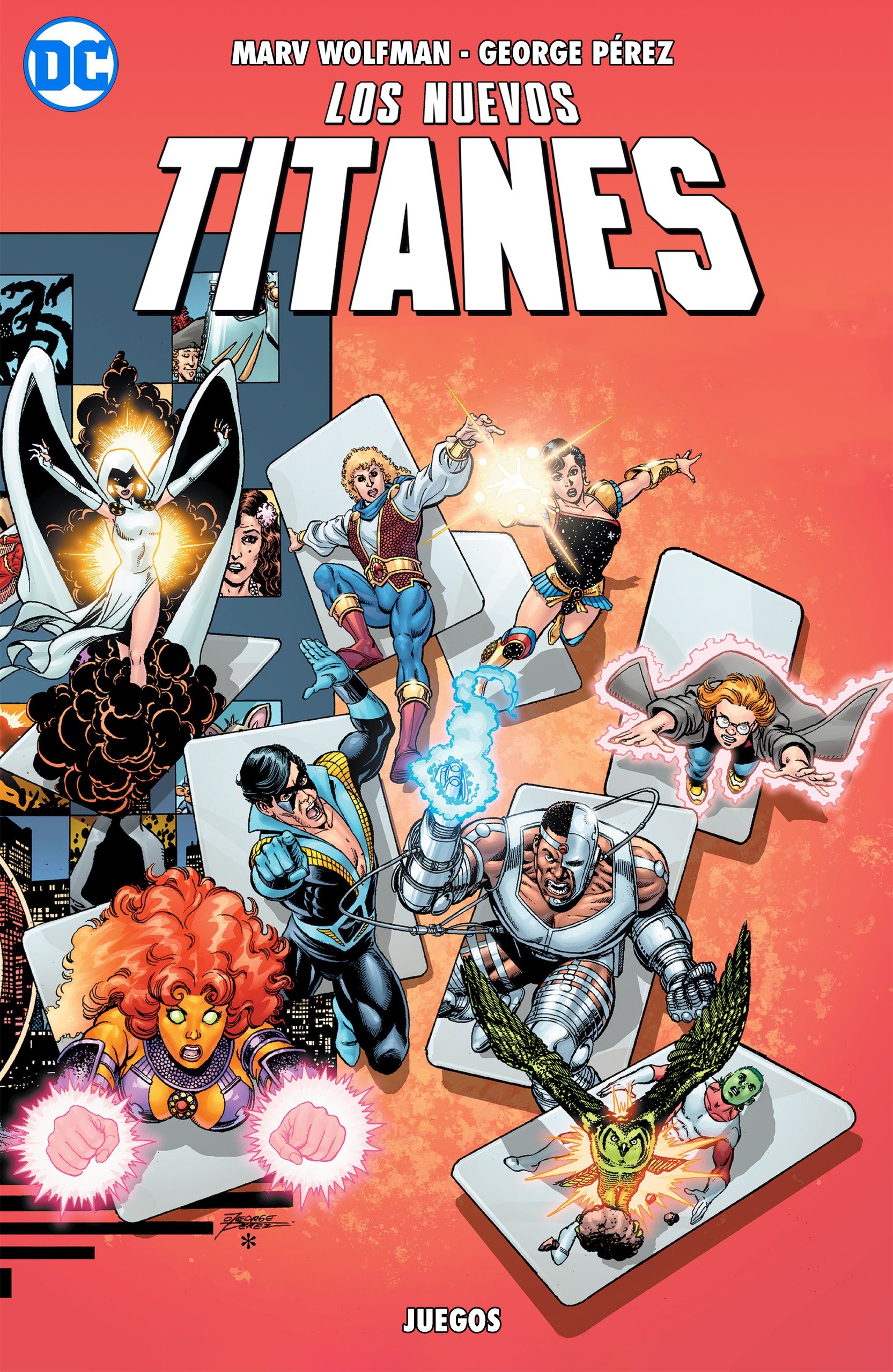 Portada ampliada de LOS NUEVOS TITANES