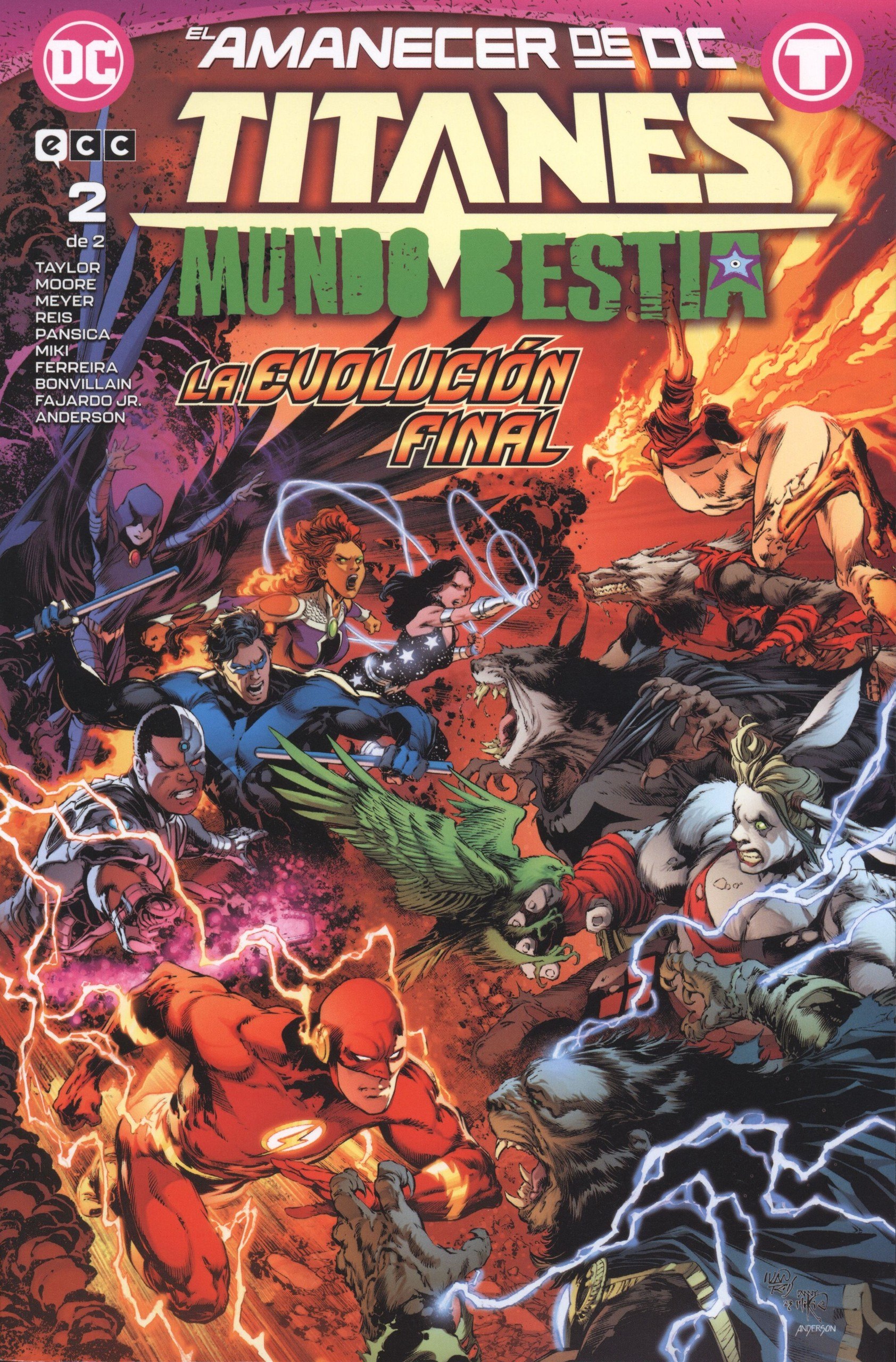 Portada ampliada de TITANES MUNDO BESTIA